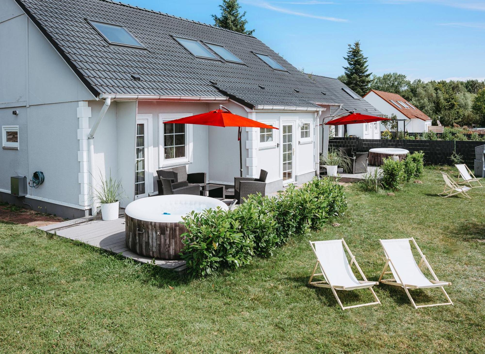 Ferienhaeuser Insel Usedom Haus Samara 8 - Blick Aufs Achterwasser! Whirlpool Und Sauna Lutow Экстерьер фото